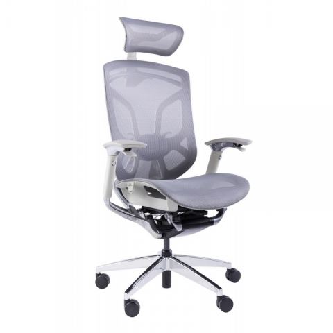 Премиум эргономичное кресло GT Chair Dvary X, серый