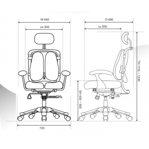 Компьютерное кресло Hara Chair Nietzsche регулируемые подлокотники