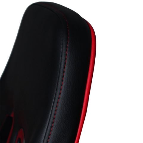 Кресло игровое MFG-6016 черное/красное (экокожа)