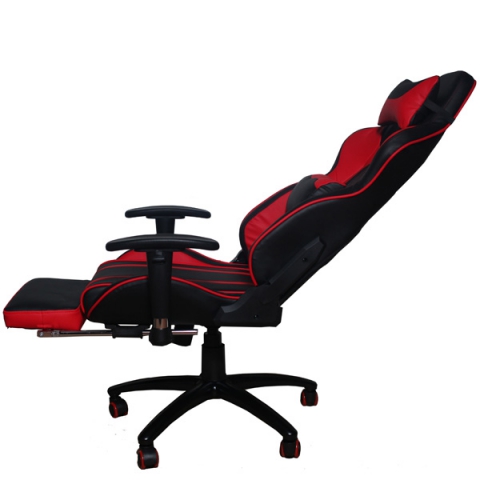 Кресло игровое MFG-6016 черное/красное (экокожа)