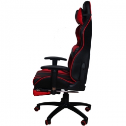 Кресло игровое MFG-6016 черное/красное (экокожа)