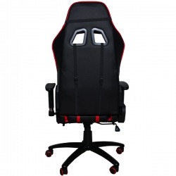 Кресло игровое MFG-6016 черное/красное (экокожа)