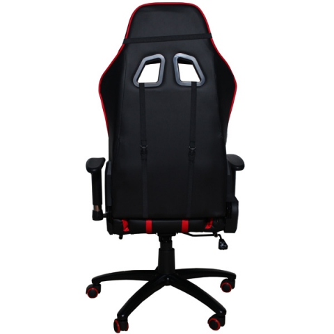 Кресло игровое MFG-6016 черное/красное (экокожа)