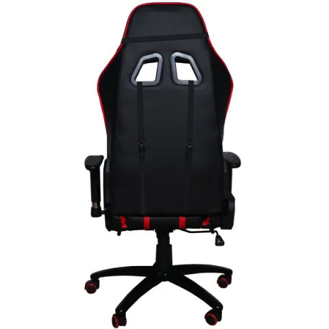 Кресло игровое MFG-6016 черное/красное (экокожа)