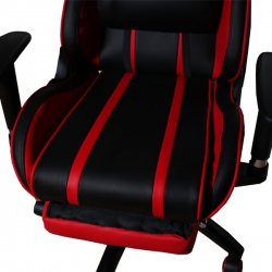 Кресло игровое MFG-6016 черное/красное (экокожа)