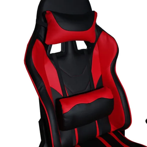 Кресло игровое MFG-6016 черное/красное (экокожа)