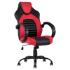 Кресло игровое TopChairs Racer Midi черно-красное