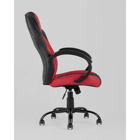 Кресло игровое TopChairs Racer Midi черно-красное