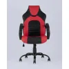 Кресло игровое TopChairs Racer Midi черно-красное