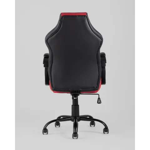 Кресло игровое TopChairs Racer Midi черно-красное