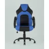 Кресло игровое TopChairs Racer Midi черно-синее