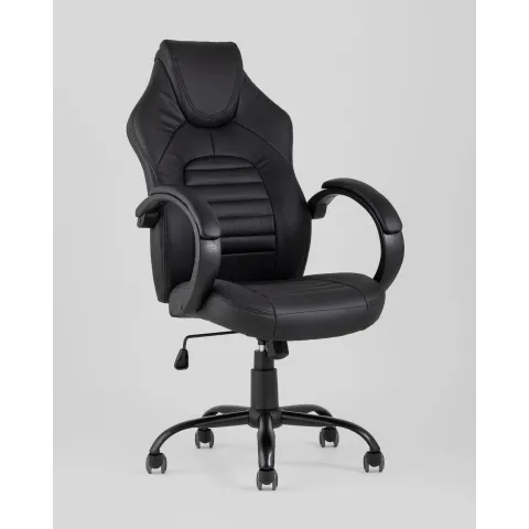 Кресло игровое TopChairs Racer Midi черное