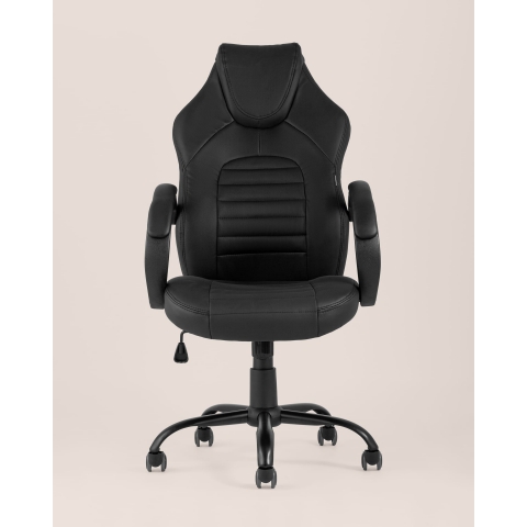 Кресло игровое TopChairs Racer Midi черное