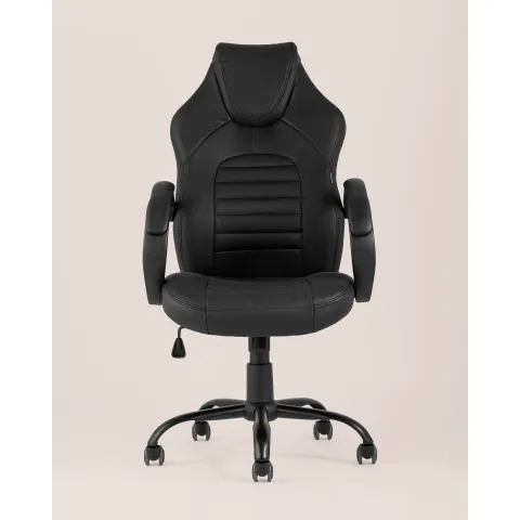 Кресло игровое TopChairs Racer Midi черное