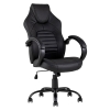 Кресло игровое TopChairs Racer Midi черное