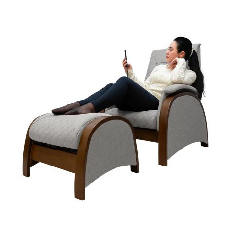 Кресло-качалка (маятник) с массажем FUJIMO BALANCE 2 F2004 TOFP Серый