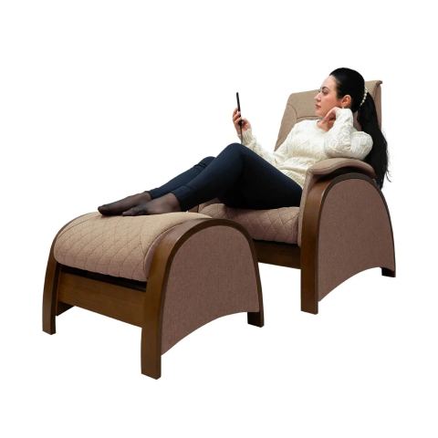 Кресло-качалка (маятник) с массажем FUJIMO BALANCE 2 F2004 TOFP Шоколад