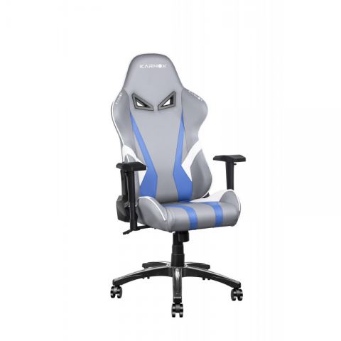 Премиум кресло KARNOX HERO Lava Edition, серо-синий