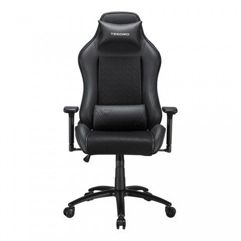Кресло компьютерное игровое TESORO Alphaeon S2 TS-F717 Black/Mesh Fabric