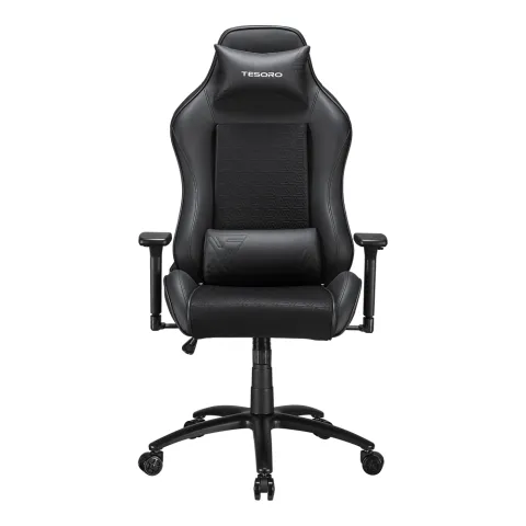 Кресло компьютерное игровое TESORO Alphaeon S2 TS-F717 Black/Mesh Fabric