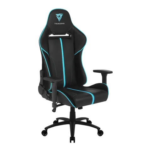 Кресло компьютерное игровое ThunderX3 BC5 Black-Cyan AIR
