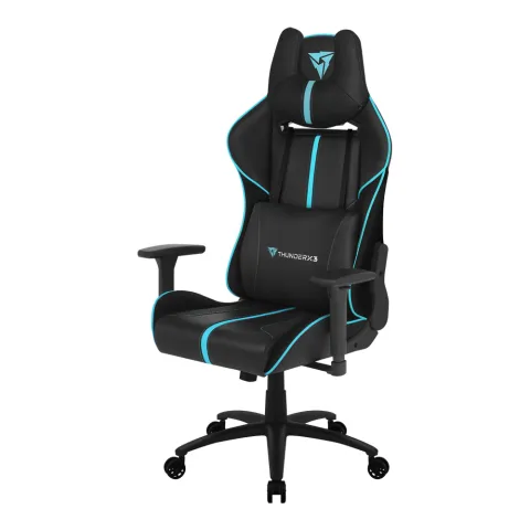 Кресло компьютерное игровое ThunderX3 BC5 Black-Cyan AIR