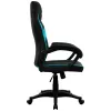 Кресло компьютерное игровое ThunderX3 EC1 Black-Cyan AIR