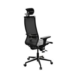 Кресло Метта Samurai Black Edition New Lite, (SynchroSit 10 1F5.3.5.2F5 (Черный))