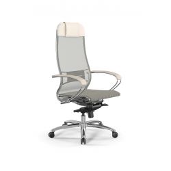 Кресло Метта Samurai S-1 (Молочный 2.2.1.49)