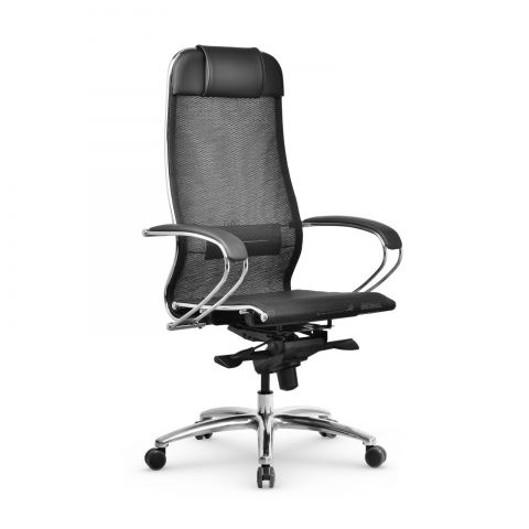 Кресло Метта Samurai S-1.04 Infinity Easy Clean (Черный плюс)