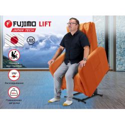 Кресло-реклайнер электрический с подъемом и массажем FUJIMO LIFT CHAIR F3005 FLFL цвет на заказ