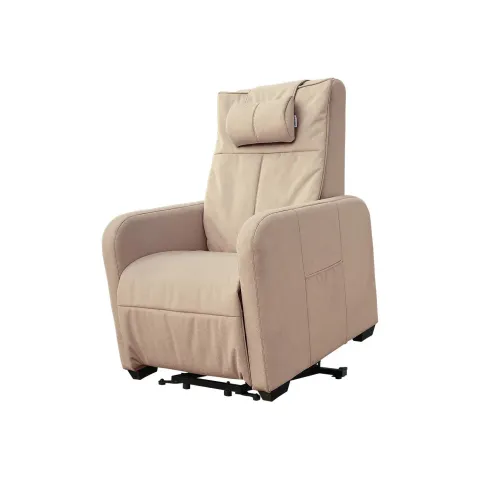 Кресло-реклайнер электрический с подъемом и массажем FUJIMO LIFT CHAIR F3005 FLFL Ваниль