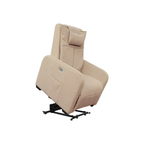 Кресло-реклайнер электрический с подъемом и массажем FUJIMO LIFT CHAIR F3005 FLFL Ваниль