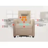 Кресло-реклайнер электрический с подъемом и массажем FUJIMO LIFT CHAIR F3005 FLFL Ваниль