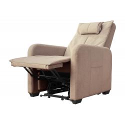 Кресло-реклайнер электрический с подъемом и массажем FUJIMO LIFT CHAIR F3005 FLFL Ваниль