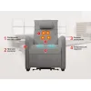 Кресло-реклайнер электрический с подъемом и массажем FUJIMO LIFT CHAIR F3005 VLFL Mouse