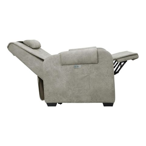 Кресло-реклайнер электрический с подъемом и массажем FUJIMO LOUNGE UP F7003 VLFL Mouse