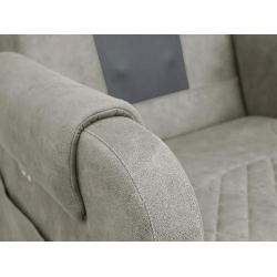 Кресло-реклайнер электрический с подъемом и массажем FUJIMO LOUNGE UP F7003 VLFL Mouse