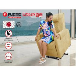 Кресло-реклайнер электрический с подъемом и массажем FUJIMO LOUNGE UP F7003 ZLFL на заказ