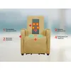 Кресло-реклайнер электрический с подъемом и массажем FUJIMO LOUNGE UP F7003 ZLFL на заказ