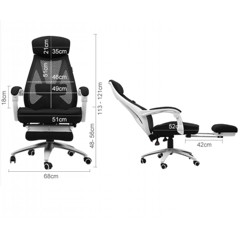 Компьютерное кресло реклайнер Hbada 77WMJ