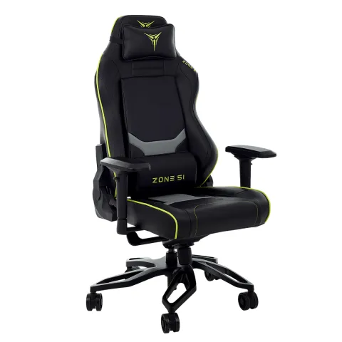Кресло компьютерное игровое ZONE 51 Cyberpunk BG Black-green