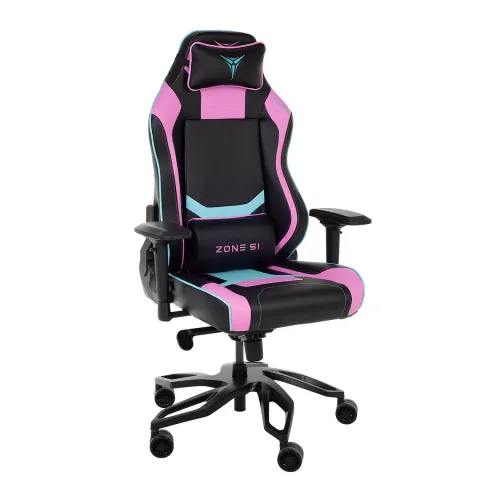 Кресло компьютерное игровое ZONE 51 Cyberpunk FC Fuchsia-cyan