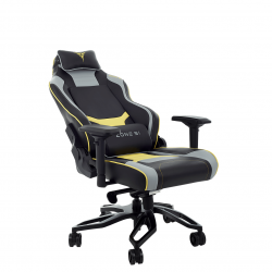 Кресло компьютерное игровое ZONE 51 Cyberpunk YG Yellow-grey