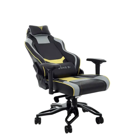 Кресло компьютерное игровое ZONE 51 Cyberpunk YG Yellow-grey