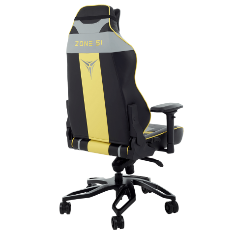 Кресло компьютерное игровое ZONE 51 Cyberpunk YG Yellow-grey