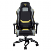 Кресло компьютерное игровое ZONE 51 Cyberpunk YG Yellow-grey