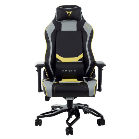 Кресло компьютерное игровое ZONE 51 Cyberpunk YG Yellow-grey
