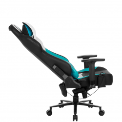 Кресло компьютерное игровое ZONE 51 IMPULSE White-Blue массажное