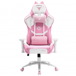 Кресло компьютерное игровое ZONE 51 KITTY MEOW Edition Pink